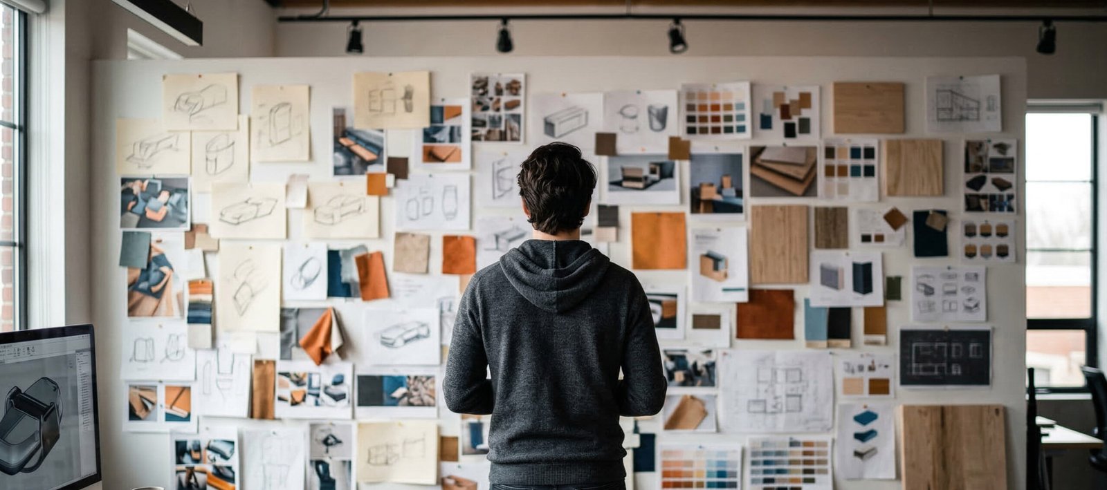 Design office moodboard