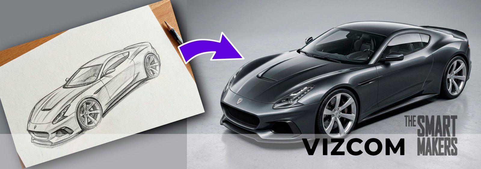 Vizcom sketch to render